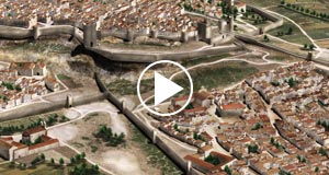 Historical map of Cagliari