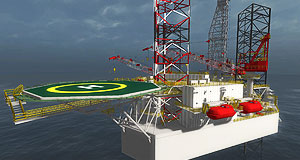 Jackup Rig 3D