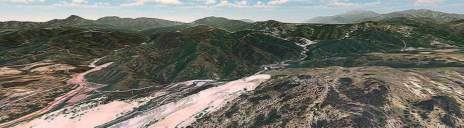 3D Landscape simulation